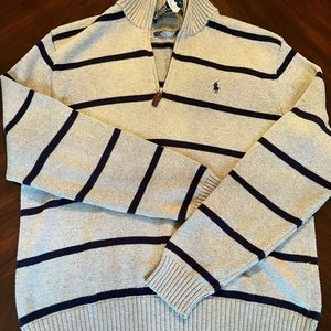 Men’s Polo zip sweater